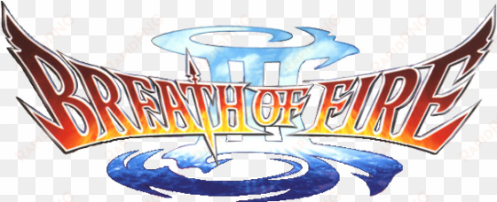 breath of fire iii logo - breath of fire 3 logo