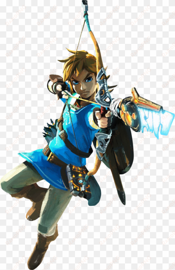 breath of the wild zelda png jpg library - link archer amiibo - the legend of zelda: breath of