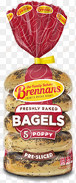 brennans poppy bagels - brennans bread
