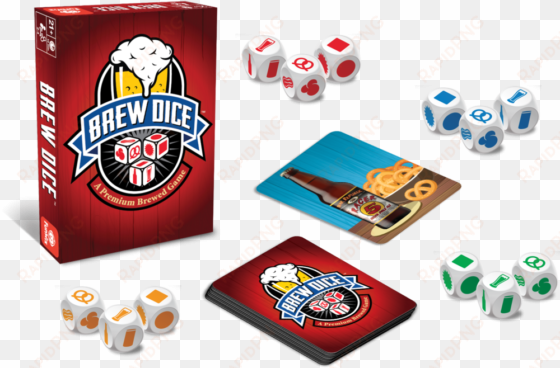 brew dice layout - tabletop game