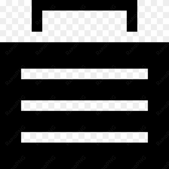 briefcase in black with three white lines comments - three white lines png