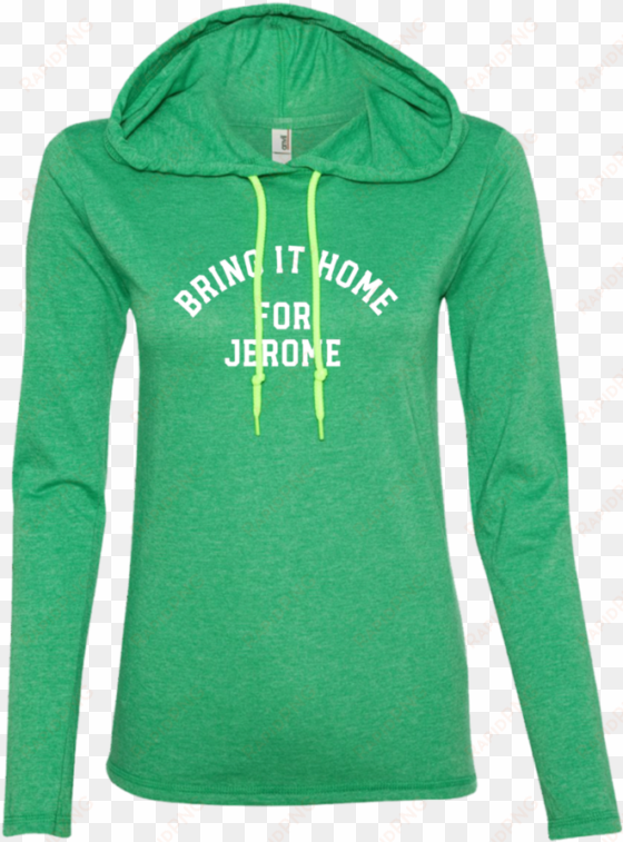 bring it home for jerome ladies' long sleeve t-shirt - chihuahua art ladies' hoodie