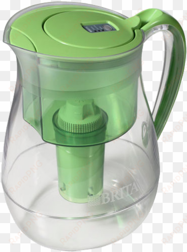 brita's monterey water purification pitcher has an - brita monterey pitcher green