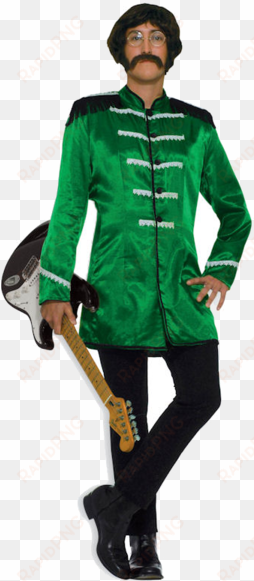 British Explosion 60s Beatles Jacket Green - Beatles Costume transparent png image