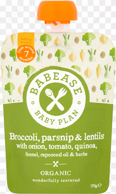 broccoli png - babease organic stage 1 baby food/pear/mixed berries