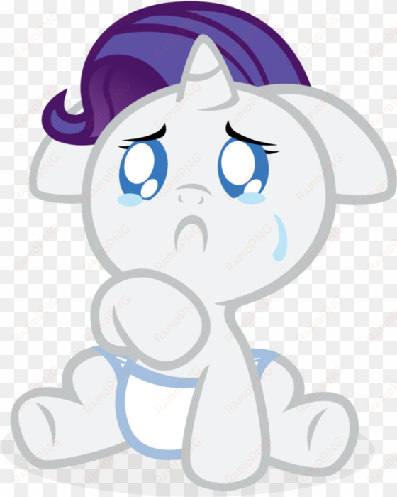 broccolimeansfun, baby, baby pony, crying, diaper, - diaper