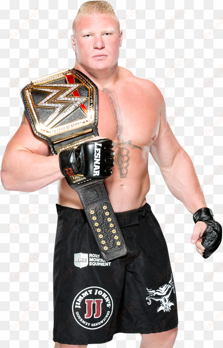 brock lesnar - brock lesnar with wwe title