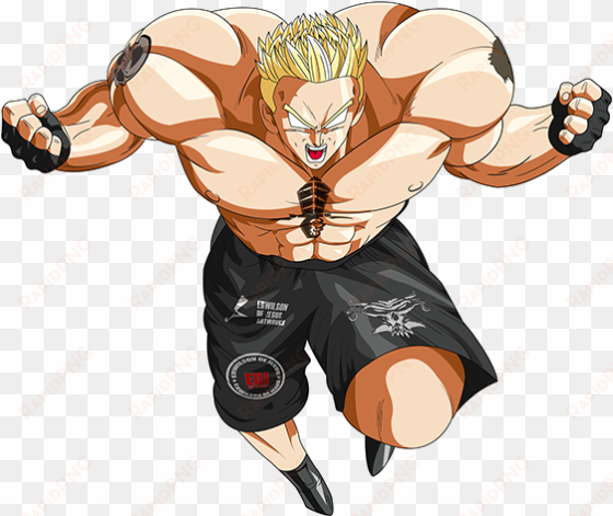 brock lesnar dbz version - brock lesnar