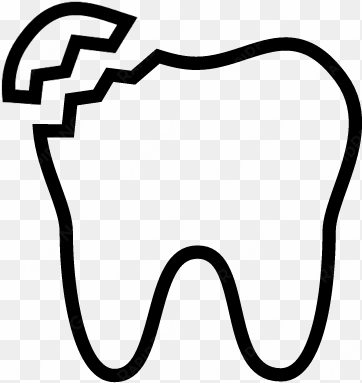 broken tooth vector - broken tooth png