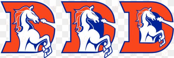 broncos logo - old broncos logo png