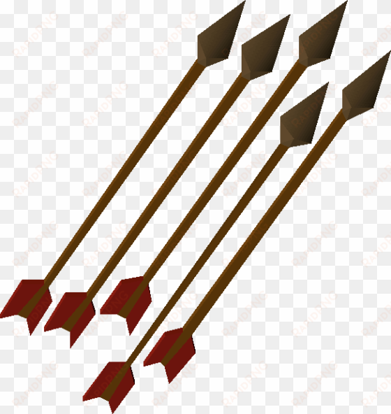 bronze arrows detail - osrs arrow