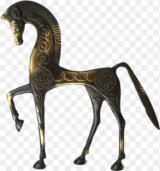 bronze horse statue - ancient greek art horse