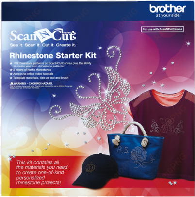 brother rhinestones - brother scanncut rhinestone kit, as shown