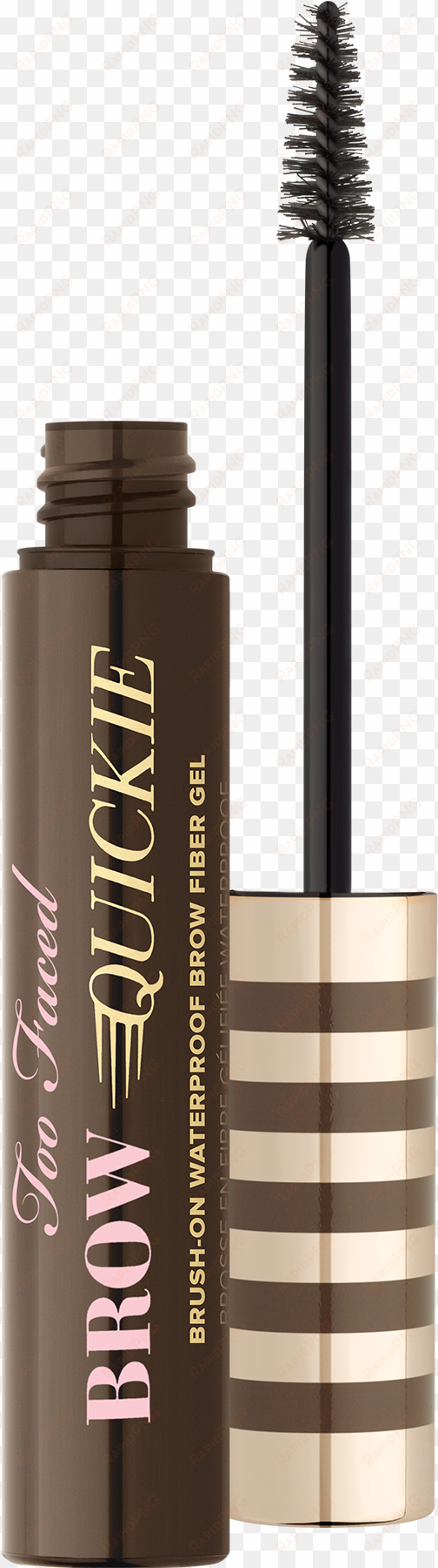 brow - too faced - brow quickie brush-on brow fiber gel -