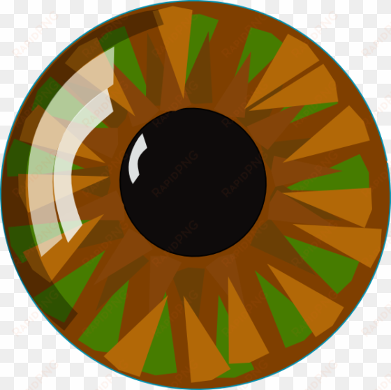 brown blue and green eye vector clip art - eye