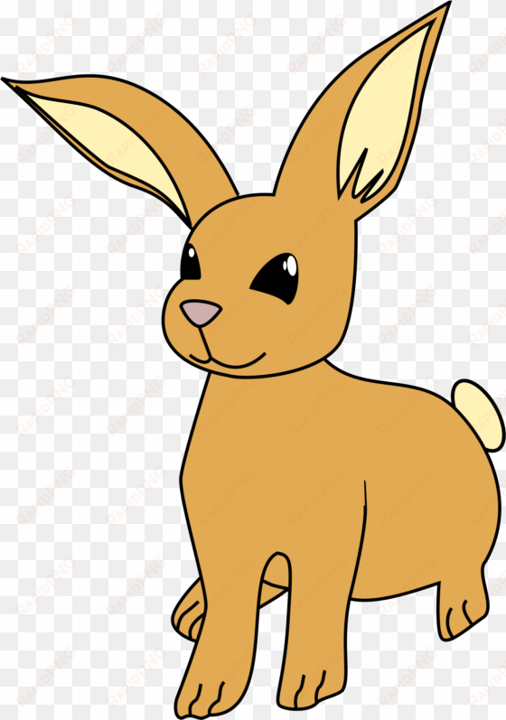 brown cartoon bunny svg clip arts 420 x 597 px