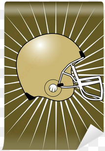 brown football helmet with starburst background vector - american football
