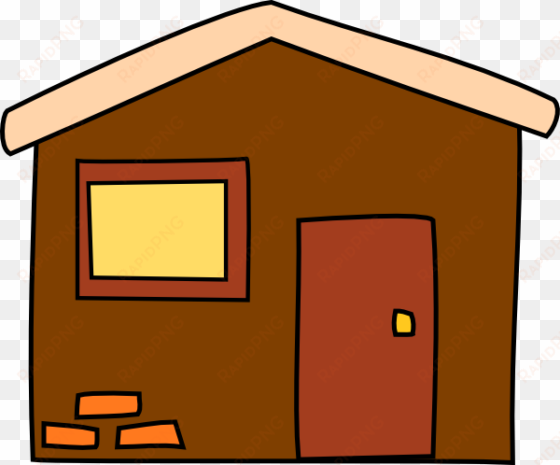 brown house clip art at vector clip art - brown house clipart