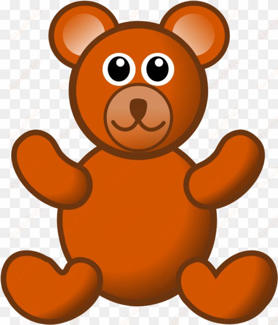 brown teddy bear svg clip arts 510 x 598 px