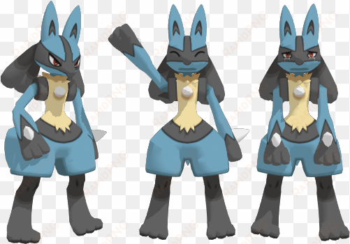 browsing 3d models on deviantart - lucario mmd