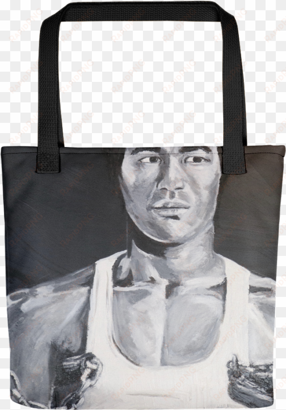 bruce lee icons of the 70's tote - tote bag