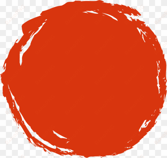 brush stroke png red - circle brush stroke png