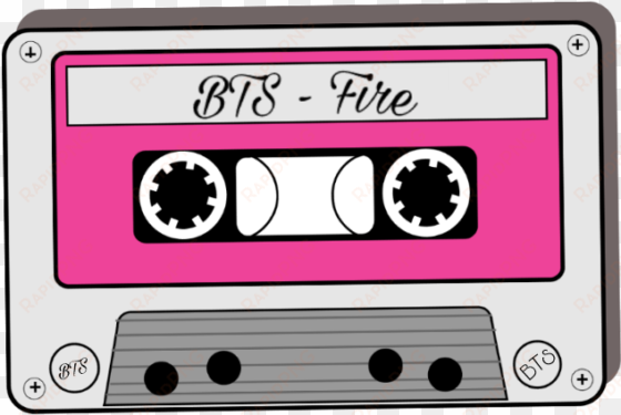 bts cassette fire bulletproofboyscouts bangtan bangtanb - cinta de cassette dibujo