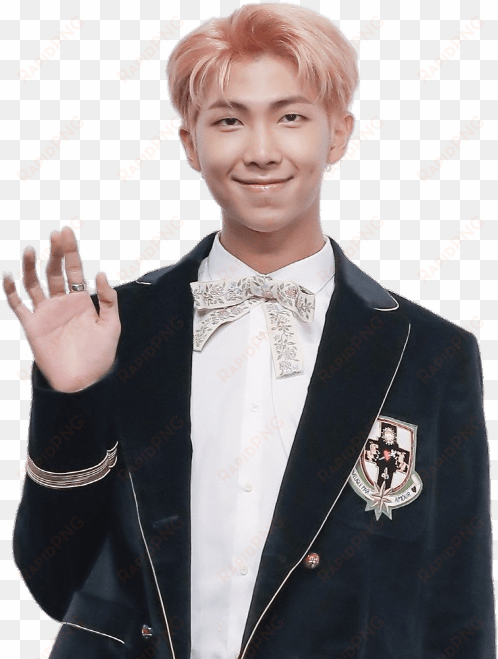 bts rap monster salutando - bts rap monster png