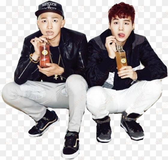 Bts Suga And Rap Monster Png By Abagil Clipart - Bts Suga Y Rap Monster transparent png image