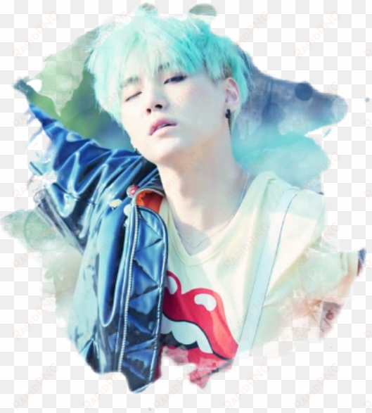 bts suga watercolor sticker~~ btssugawatercolorcool - suga cool