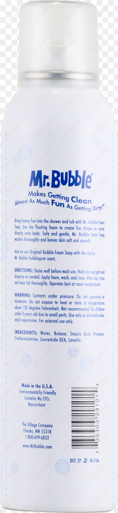 bubble foam soap, extra gentle, dye and fragrance free, - mr bubble foam soap extra gentle 240ml