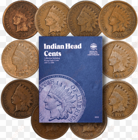 budding collectors indian cent starter set - coin folders cents by whitman publishing