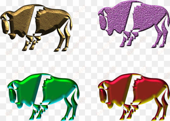 buffalo 3d png,buffalo picture - cattle