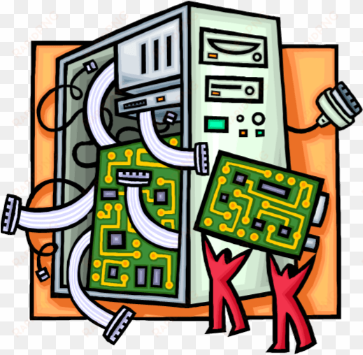 build computer - computer build clip art