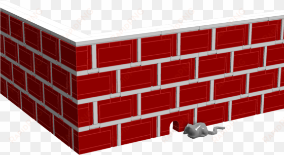 building brick wall with bricks - house