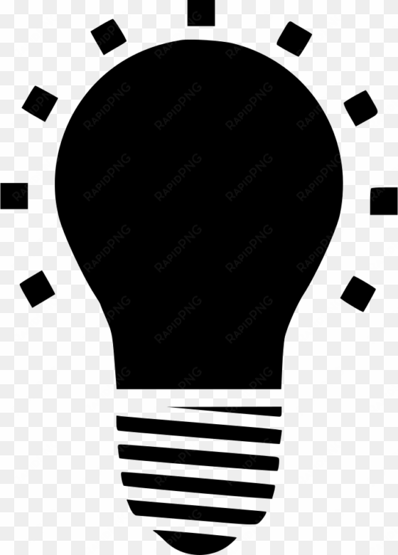 bulb burst energy illuminate illumination light lightbulb - suggest icon png