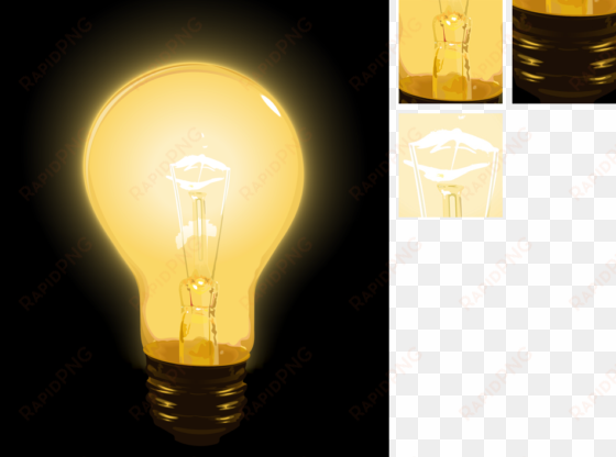 bulb vector illustration - shining bulb
