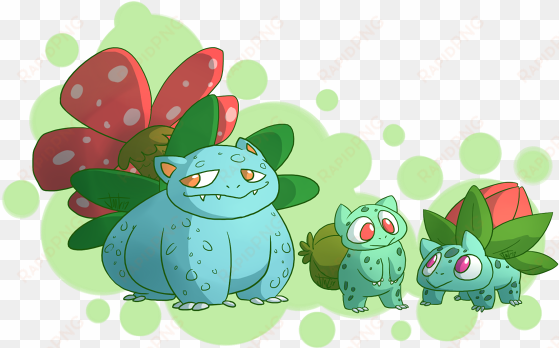 bulbasaur ivysaur venusaur - ivysaur