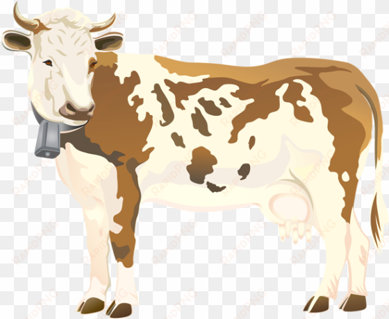 bull cattle clip art - clip art cow png