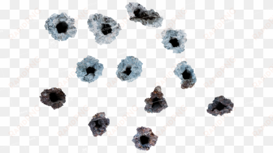 bullet hole - stock photography