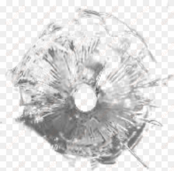 bullet holes in glass png