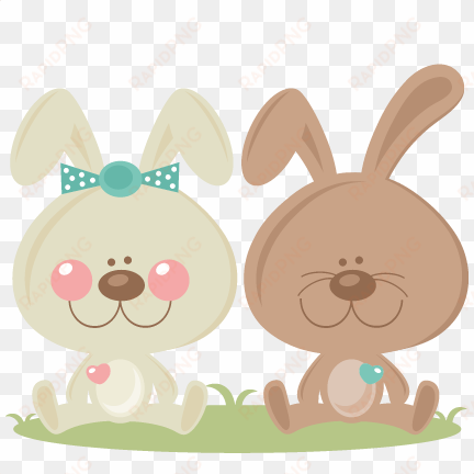 bunny - kate's cuttables hearts clipart