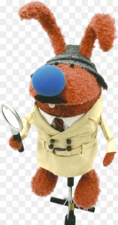 bunnytown detective bunny - stuffed toy