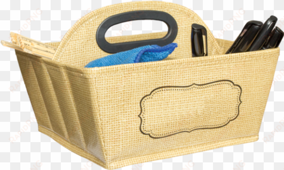 burlap storage caddy - 28788