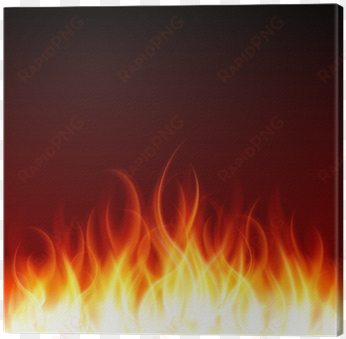 Burn Flame Fire Vector Background Canvas Print • Pixers® - Fire Vector transparent png image