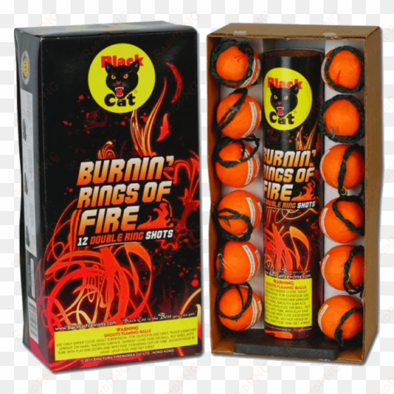 burning ring of fire - black cat fireworks artillery shells pro 4