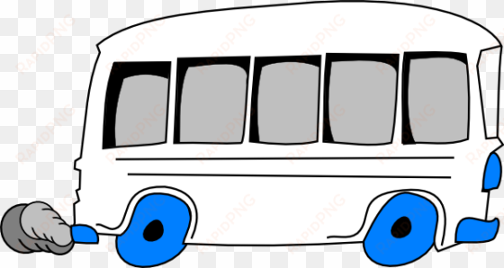 Bus Clipart Black And White - White Bus Clipart transparent png image