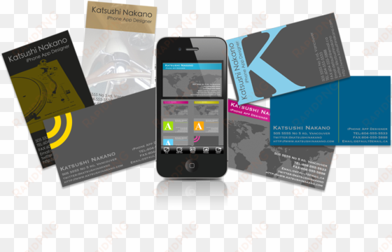 business card template app designer maker software - application business card