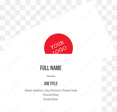 Business Card Template - Name Card Multiple Title transparent png image