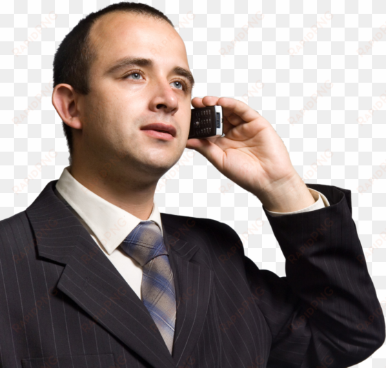 business man png image - businessman on the phone png